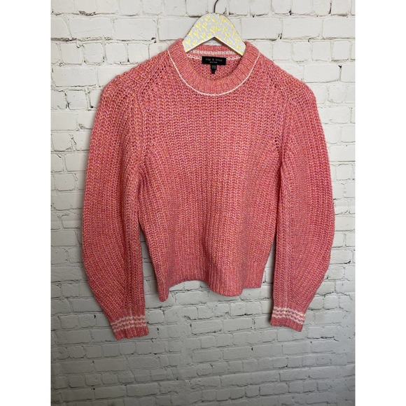 Rag Bone Cheryl Crew Sweater Xxs 